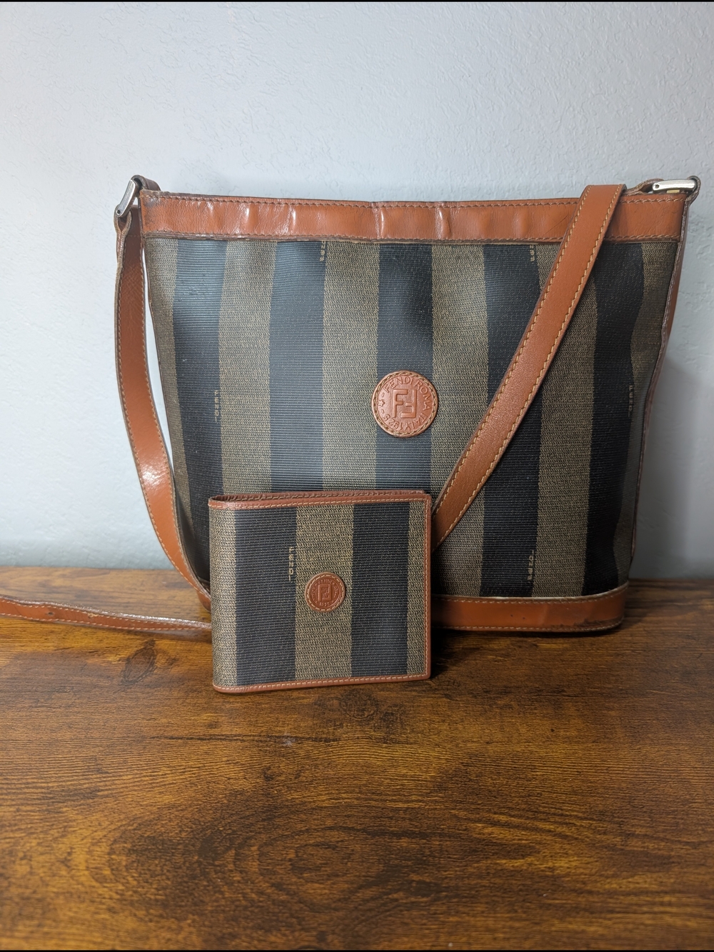 Vintage Fendi Roma Crossbody & Wallet